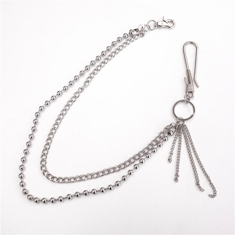 European-American Tassel Hip-Hop Waist & Trouser Chain: Multi-Layer Metal Accessory