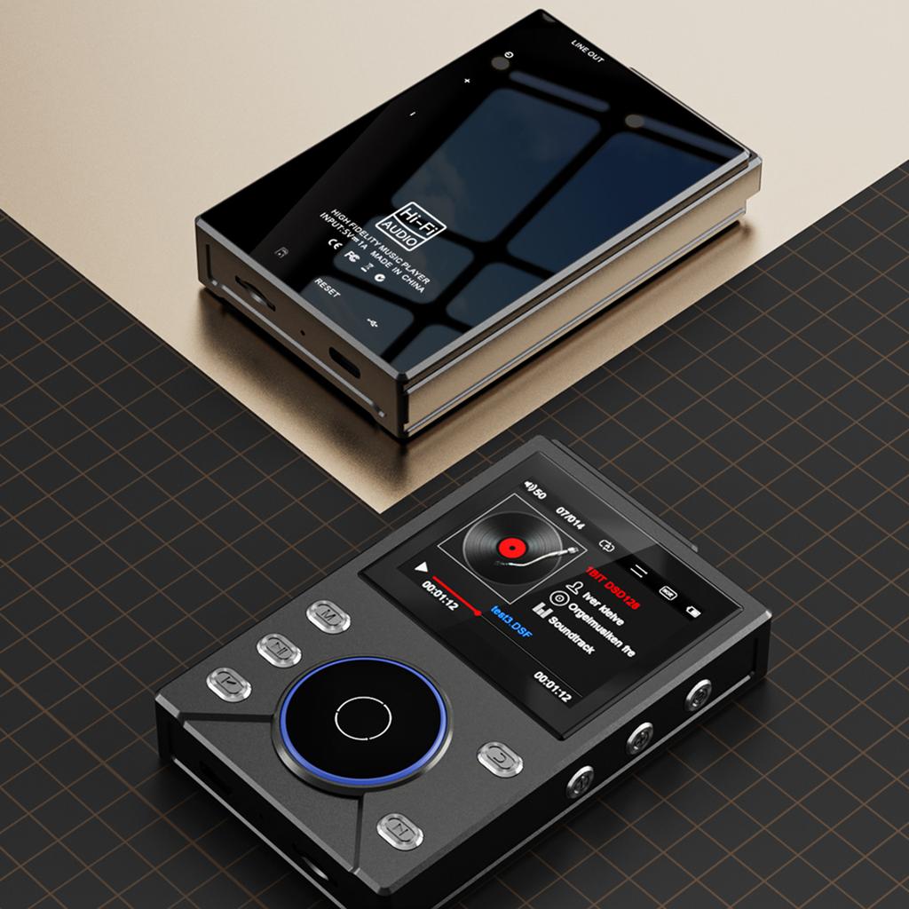 DSD Безвтратний плеєр 2,4-дюймовий РК-екран Висока роздільна здатність Аудіо Walkman Легкий Walkman Аудіоплеєр для подорожей, поїздок на роботу, офісу