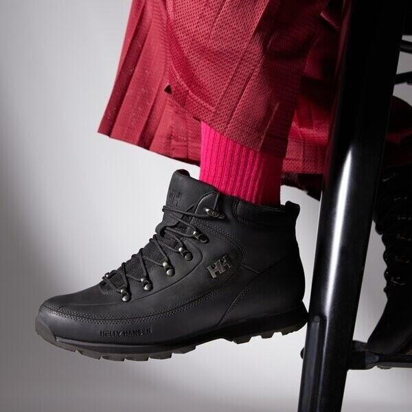 Helly Hansen The Forester Jet Black Trekking Shoes