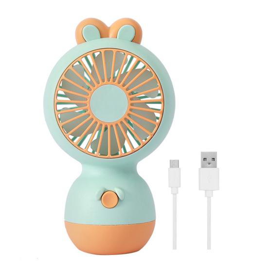 USB Håndholdt Vifte Sterk Luftstrøm Lav Støy Tegneserieform Kompakt Design