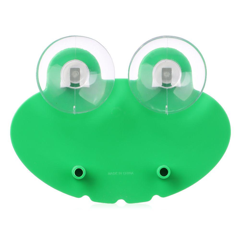 Hengende Hylle Dreneringsbrett Holder Frosk Såpeholder Tegneserie Sugekopp Såpeskål Dreneringsstativ Oppbevaringsboks