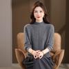 YILITON Women's 100% Pure Wool Half-High Collar Knit Sweater