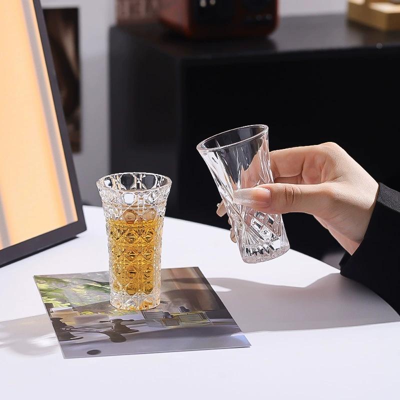 6-teiliges Set Weinglas Tasse Wodka Whisky Schnapsglas Party Spirituosen Tasse Espresso Kaffeetasse Klare Tasse Für Sake Soju Brandy