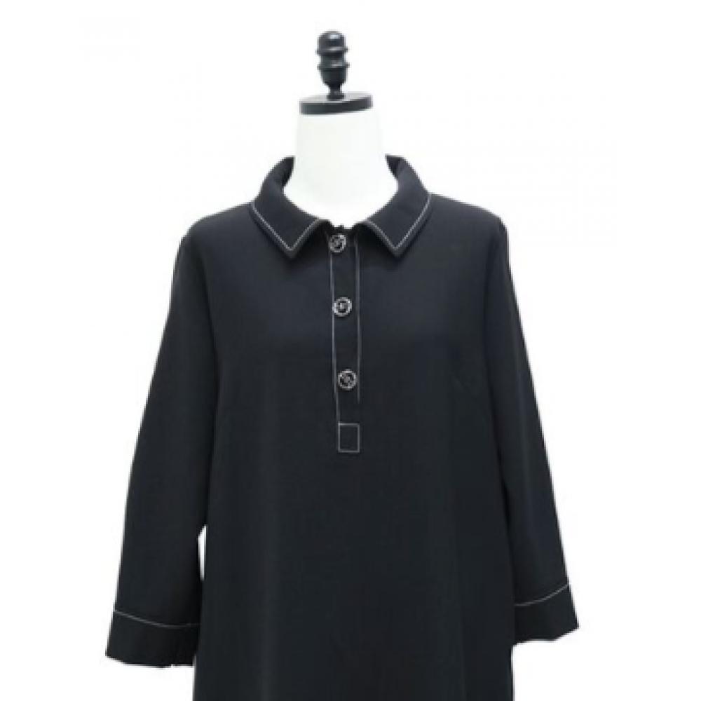 Shiz Madam N2668 Ruette Stitch Collar Dress