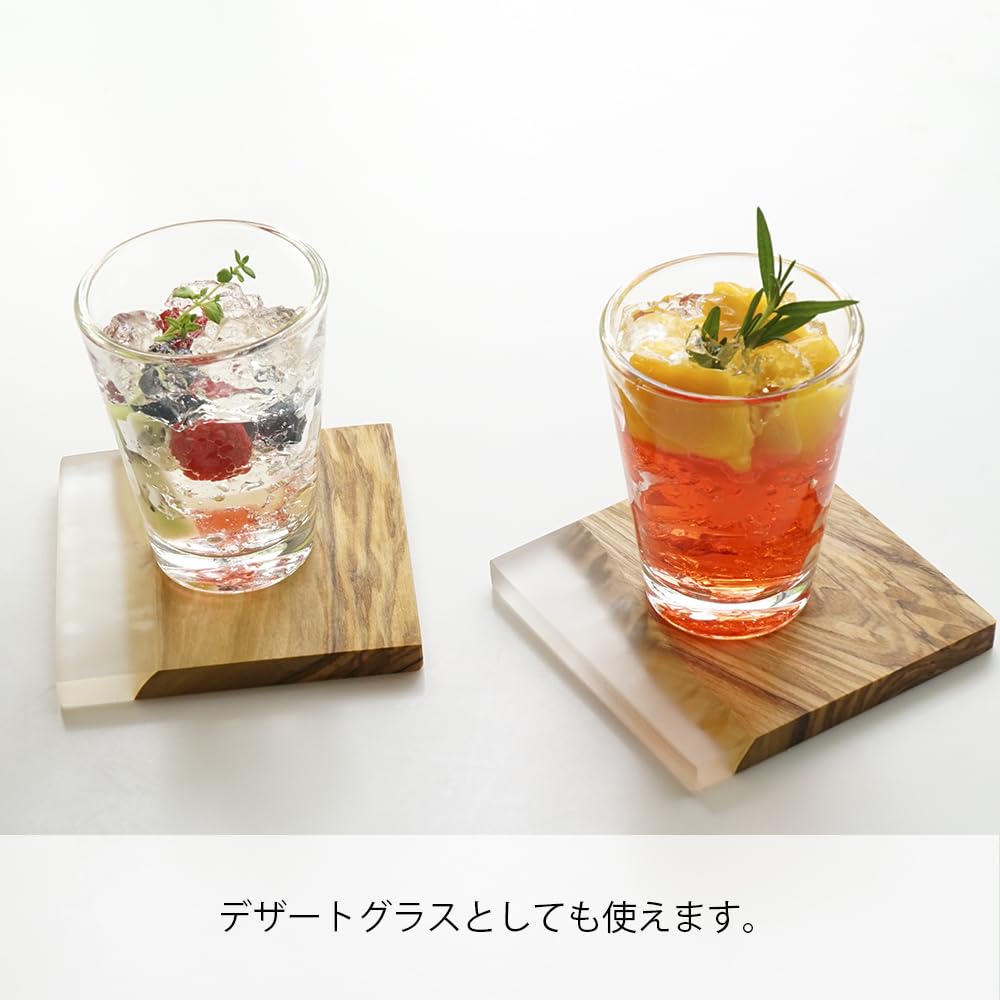 HARIO Set of Made in Heat-Resistant Glasses, 2, 140mL, Heat-Resistant Glass, Stackable, Japan, SGS-1824