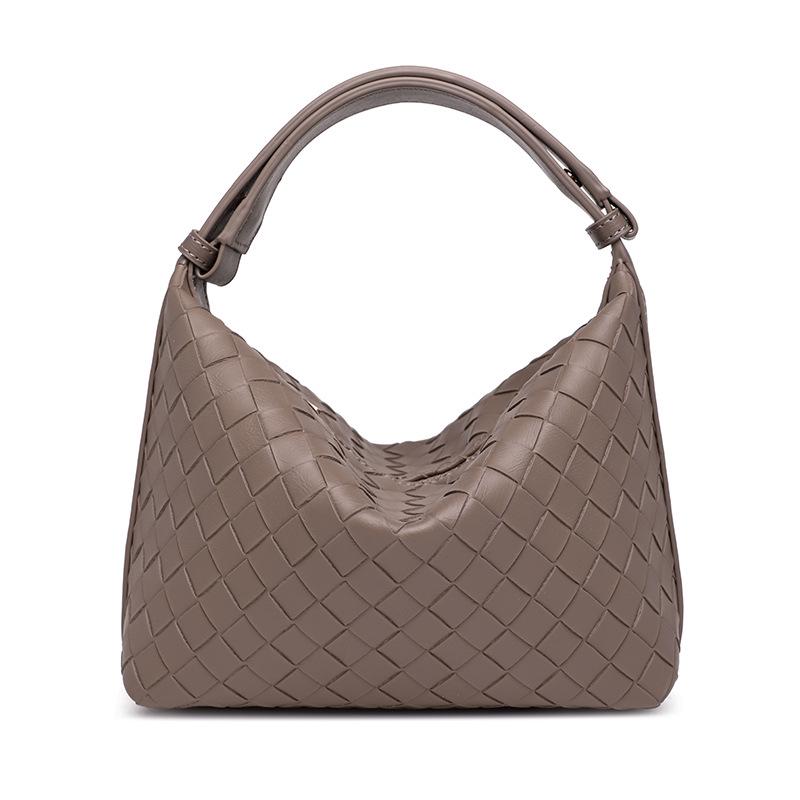 2024 New High-End Woven Handbag: Autumn/Winter Women's Bento Lunch Box Underarm Bag