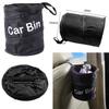 Car Trash Can Portable Durable Foldable Hanging Car Storage Bucket Chair Back Oxford Cloth Storage Bag Trash Can Storage Box