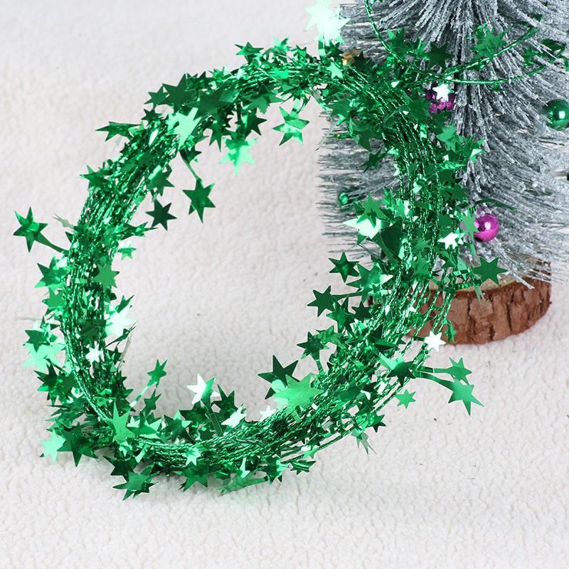 7.5 Meter Christmas Tinsel Wire Star Ornament Decoration