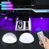For Auto Wireless Remote APP Control Rainbow RGB Starry Footwell Light USB Car Interior Ambient Decorative Atmosphere Lamp