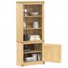 Corona Sideboard, 74X38X170 Cm, Light Pine Wood