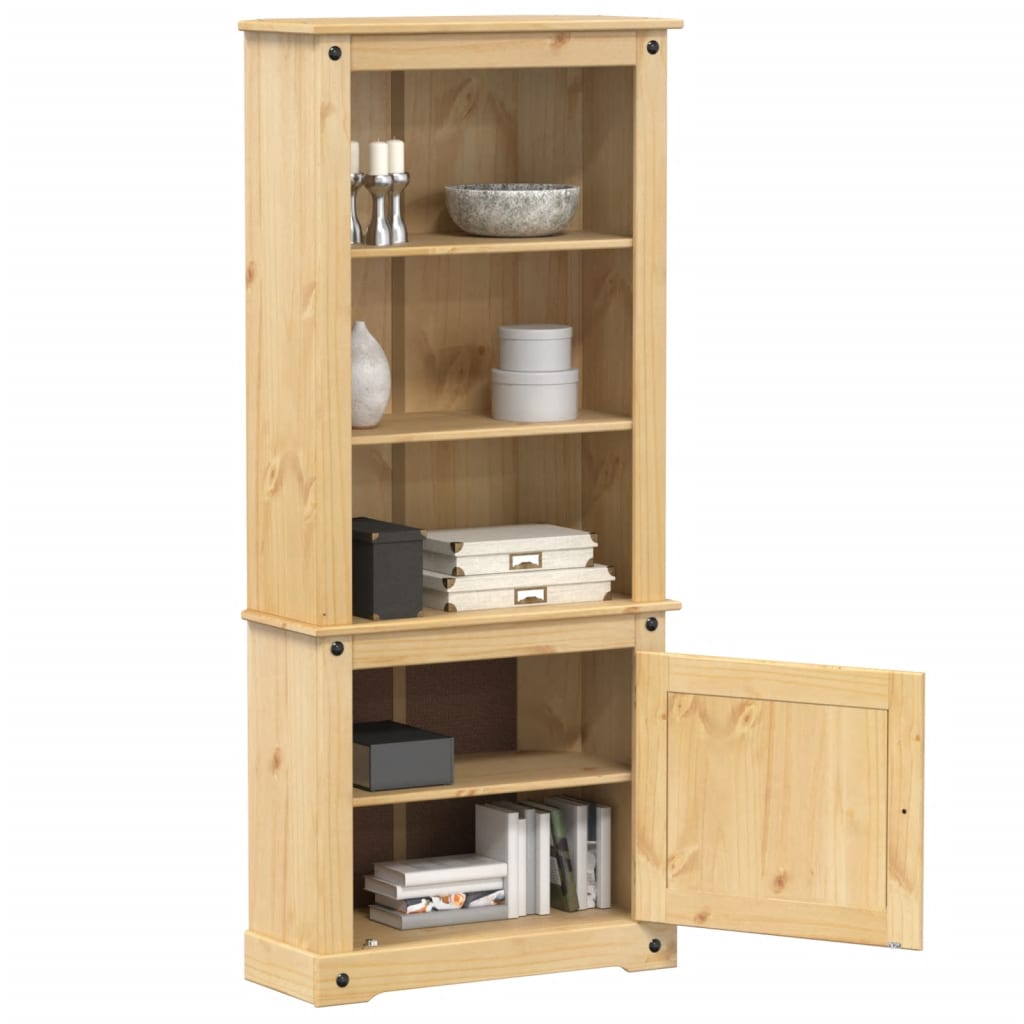 Highboard Corona 74x38x170 Cm Solid Pine Wood