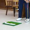 Golf Hitting Mat with Ball Tray Portable Heavy Duty Home Use Training PP Grass