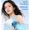 Digital Display Cooling Fan Handheld Cooling Fan 100 Level Speed Control Brushless Motor Type C Charging Outdoor Travel Fan