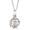 Russia Tradition Chime Exquisite Angel Wings Caller Necklace Essential Oil Diffuser Pregnant Woman Aromatherapy Pendant Jewelry