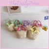 Basket Child Grass Breathable Material Handheld Basket Suitable For Use Daily