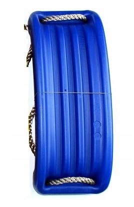 Solid Plastic Playground Swing Blue