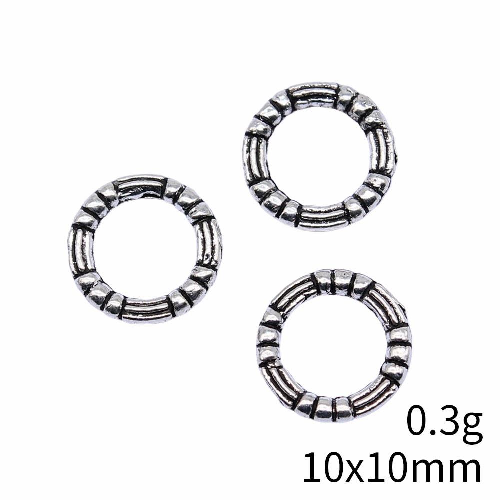 Christmas Decorations Jewelry Findings Hollow Circle Connector Accessories Parts Audience Accessories For Women Necklace And Earrings