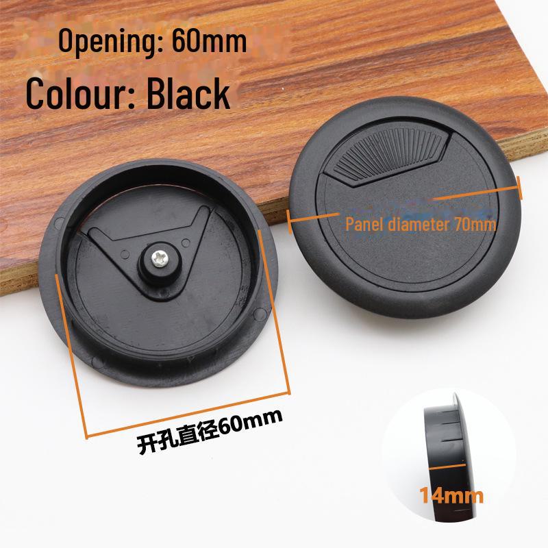 Desktop Cable Management Hole Cover - Decorative Round Sealing Ring