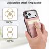 Crossbody Long Lanyard Cards Solt Lychee Leather Color Blocking Case for iPhone 17 Pro Max 16 15 14 13 12 Ring Holder Cover
