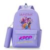 Kpop Demon Hunters Schoolbag Backpack for Student Teenager Rucksack Girl Casual Kawaii School Bag Travel Knapsack Mochila Present