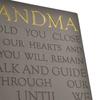 Thoughts of You Memorial Square Plaque - Grandma