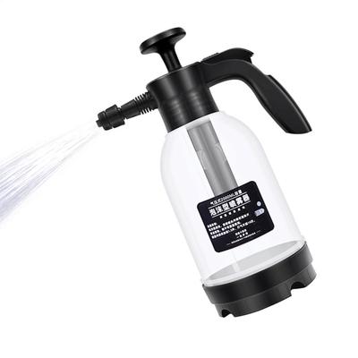 Pulverizador de Espuma para Carro 2L Portátil com Pressão Manual Pulverizador de Espuma de Neve Regador Bomba Espumante de HDPE Para Ferramentas de Limpeza Automotiva