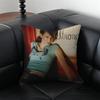 JJennifer Garner Cushion Cover Pillow Case Antidustmite Invisible zipper silky plush cushion