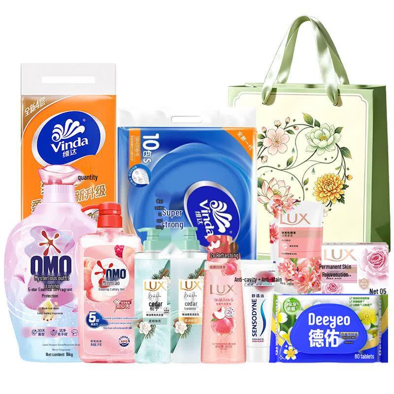 LUX Cool Hair Care & Home Essentials Gift Set