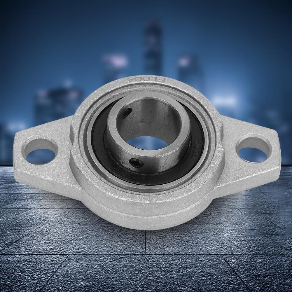 KFL004 Miniature Zinc Aluminum Alloy Mounted Bearing Pillow Block Flange Rhombic Bearing