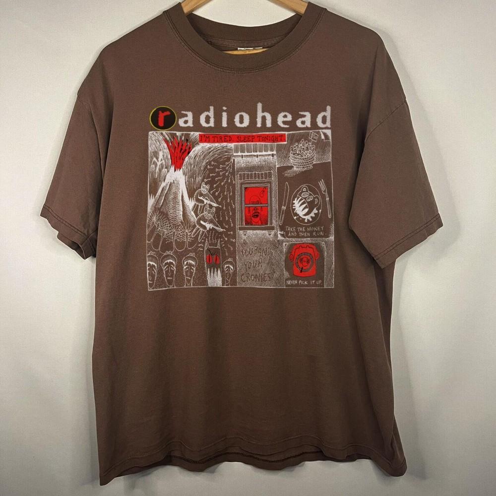 Radiohead Band Tshirt Radiohead Graphic Classic Style Unisex Tshirt KH13719 Unisex T-Shirt S