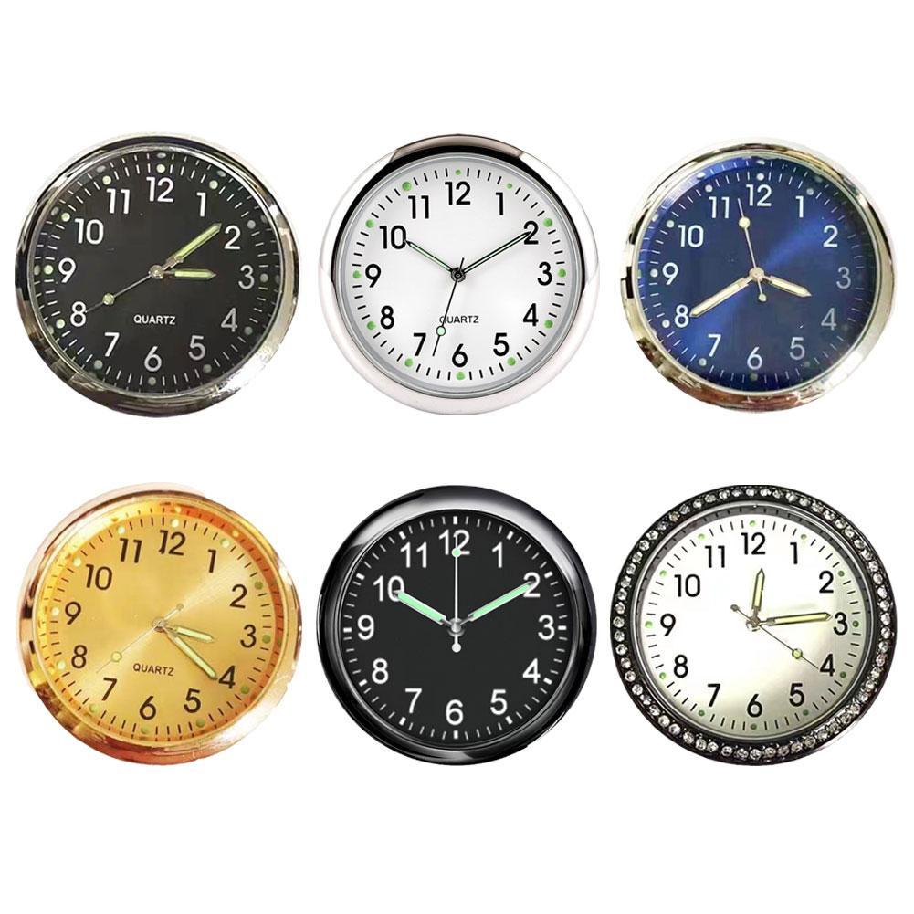 Mini hodinky do auta Quartz hodiny elektronické hodiny vodotěsné auto palubní deska v motocyklu hodiny auto hodiny hodinky kolo auto ozdoba