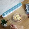 Waterproof Plastic Wrap Dispenser with Slide Cutter Reusable Dispenser for Food Packaging in Restaurant for Cling Wrap