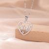 NANA MOM HOPE LOVE DREAM Pendant Stainless Steel Necklace Men and Women Fashion Valentine's Day Gift Jewelry Gift