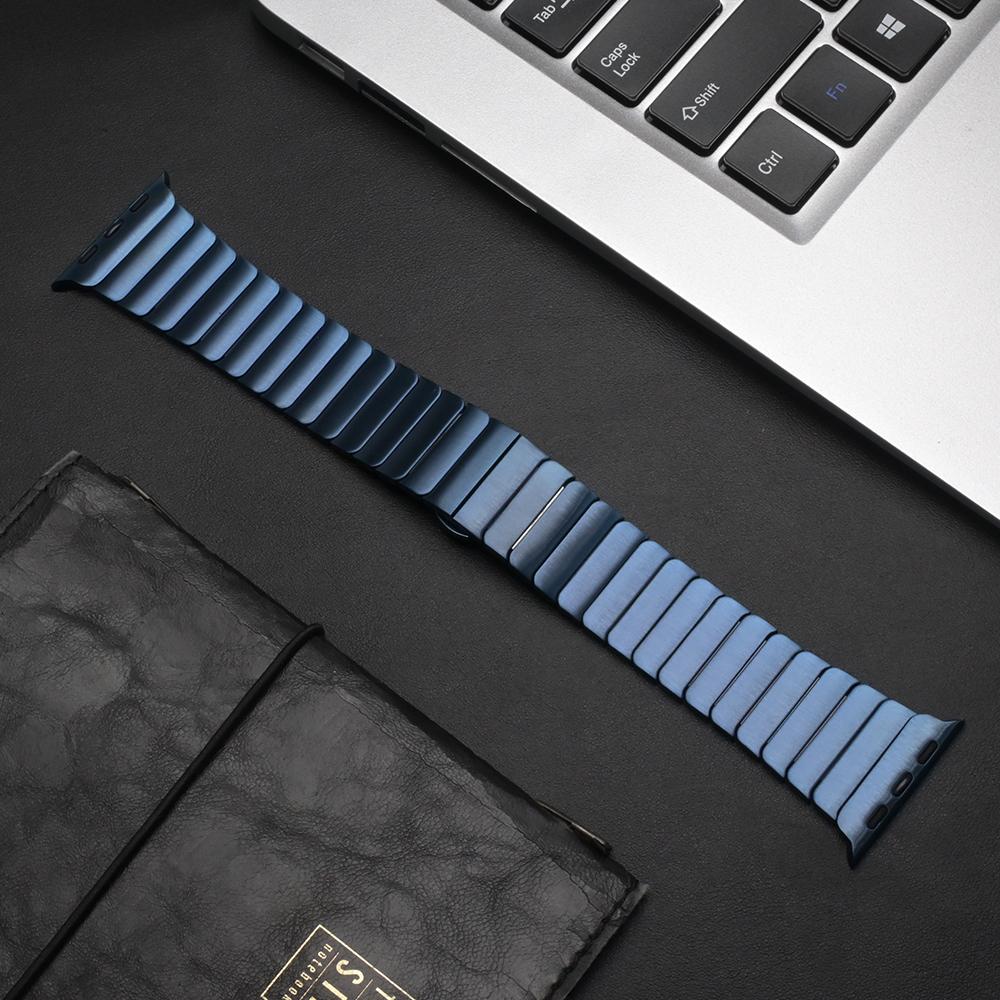 Stainless Steel Band for Apple Watch Ultra 3 2 1 49mm 11 10 46mm 42mm Luxury Strap for Iwatch 9 8 7 6 5 4 Se 44mm 40mm 45mm 41mm