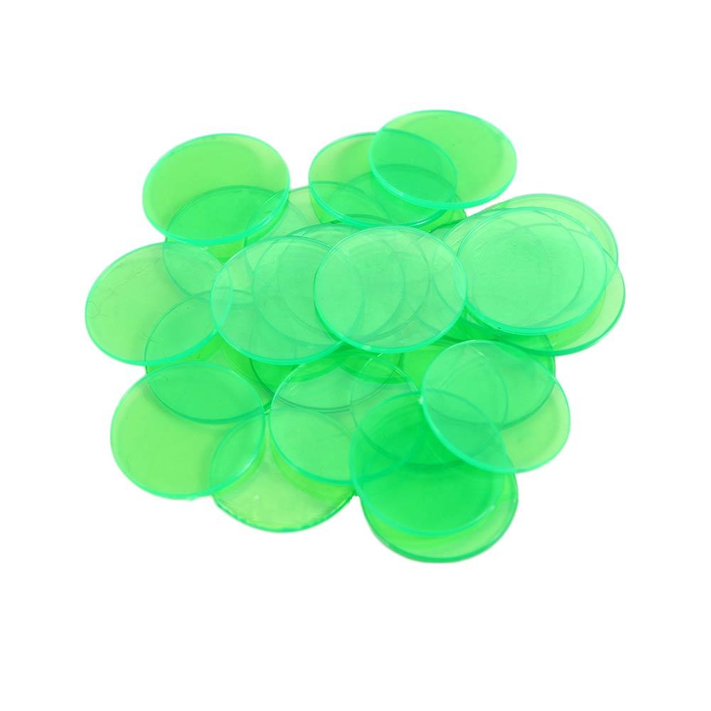 Plastic Coin for Bingo Game Multicolor Disc Bingo Chip Montessori Learning Education Toys Math Toys