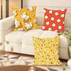 Classic Popcorn Cushion Cover Natural Linen Organic Fabric DoubleSided Printing Couch Pillow Covers Home Decor