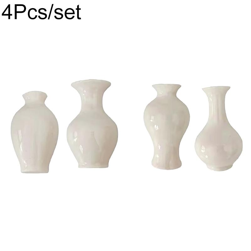 

4 шт./набор суккулентных цветочных горшков магнит 3D ваза для цветов бытовой садовый горшок магнит маленький без растений 4pcs