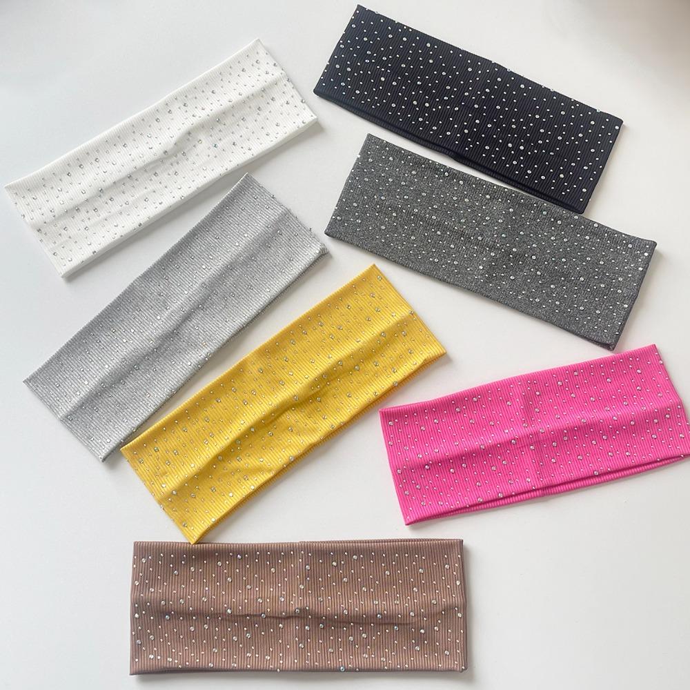 Elastic Yoga Headband Bling Diamond Headscarf New Hair Hoop  Hair Accessories
