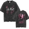 Vintage Washed Lil Peep 30th Birthday Celebration Tour 2026 Merch T Shirt Men's Loose Pop Fashion Clothing Short Sleeve T-shirts