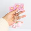 1 Stuks Schattige Perzik Fidget Sleutelhanger Cartoon Fruit Hanger Zacht Stressverlichtend Speelgoed voor Vriend Cadeau Sleutel Tas Decoratie Accessoire