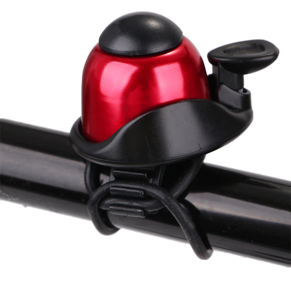 Bike Rubber Band Loud Tone Safety Handlebar Aluminum Bicycle Bell Bike Horn Ring Bells Alarm Rings