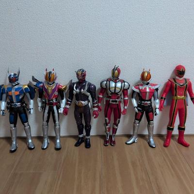 Used Kamen Rider Sentai Big Size Soft Vinyl Figures 6