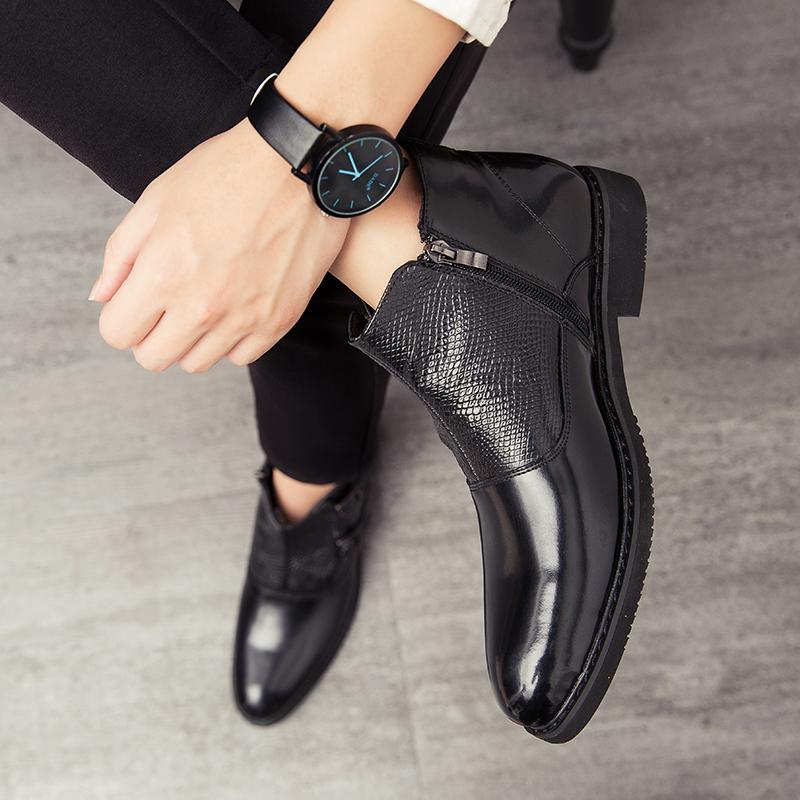 Fashion Men's Loafers Luxury Brand Leather Dress Shoes Breathable Slip-On Solid Formal Casual Shoes Handmade Designer Men Shoes Mocassin