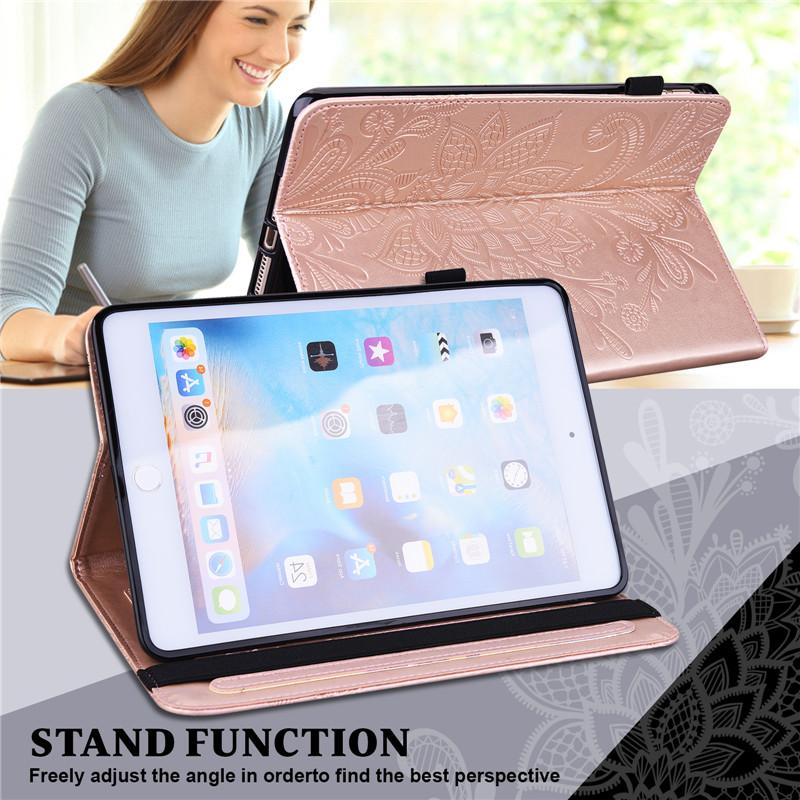 Tablet Case For Xiaomi Pad 6 Pro Case 11'' Vintage Flower Embossed Wallet Cover Funda For Xiaomi Mi Pad 6 /Mi Pad 6 Pro 2023 Case Coque