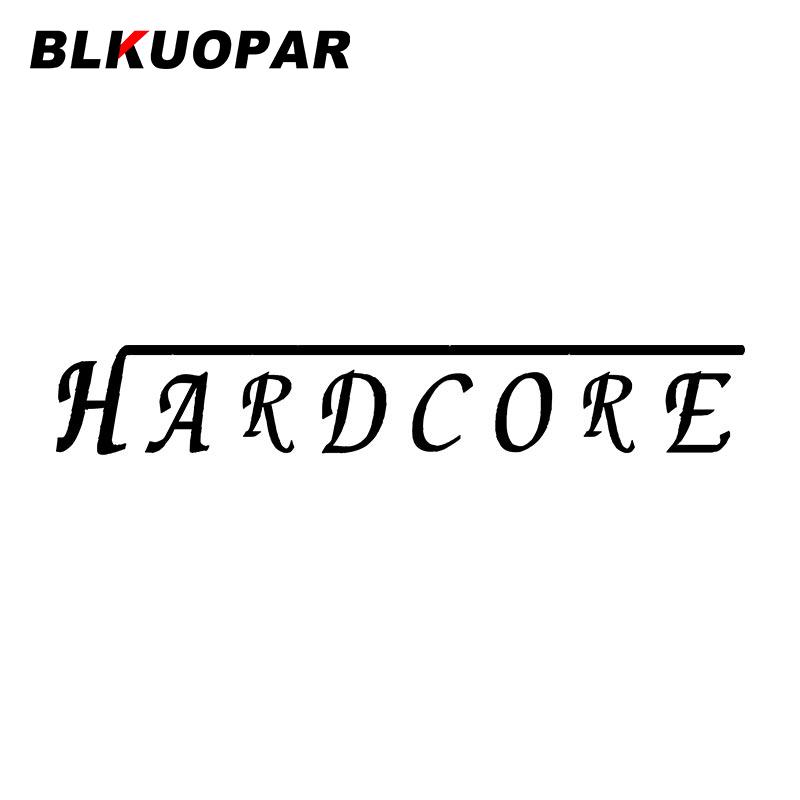 BLKUOPAR Hardcore Car Sticker Sunscreen Fashionable Decals Personality Waterproof Sunscreen Funny Original JDM Car Accessories