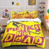 Punks Not Dead Safety Pin Bedding Duvet Cover Set Duvet Cover Pillowcases  (1*Duvet Cover 2*Pillowcases, Without Duvet Insert)