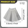 1/12 Action Figure Clothes Doll Short Skirt Fits 6 inch Female Figures Body Miniature
