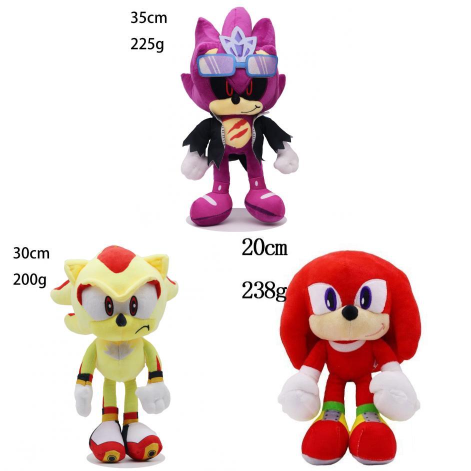 Peluche di Sonic The Hedgehog con Imbottitura in Cotone PP per Collezionisti e Bambini