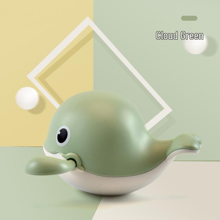 Whimsical Whale Wind-up Baby Bath Toy