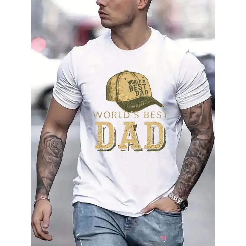 Men's T-shirt Comfortable Round Neck Casual Short Sleeve Soft Breathable Top